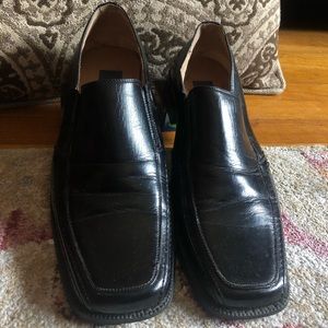 Leather Lining Black Mens Loafer Dress Shoes